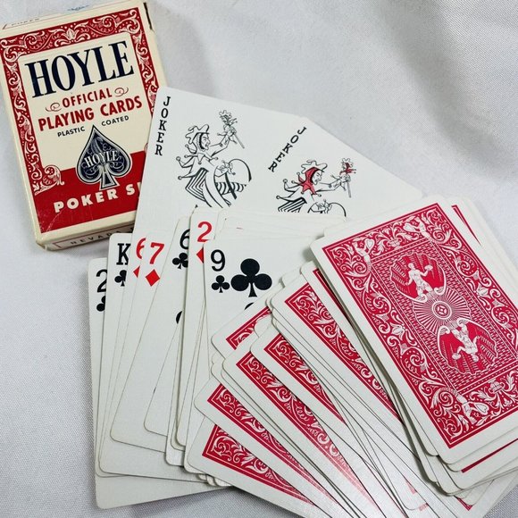 Hoyle Official Playing Cards Vintage Poker Nevada Finish Made in USA - Picture 1 of 9